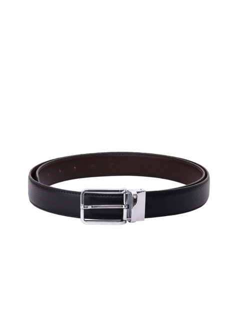 

CRUSSET Men Black Textured Belt