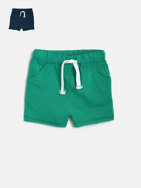 

MINI KLUB Boys Pack of 2 Shorts, Green