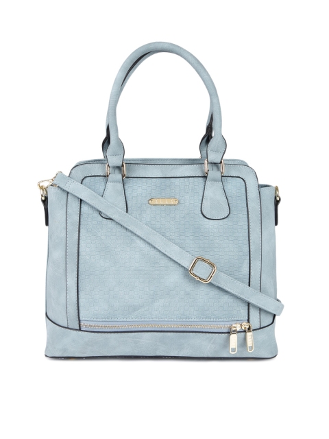 

ELLE Blue Solid Handheld Bag