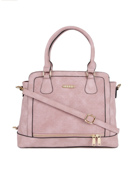 

ELLE Pink Solid Handheld Bag