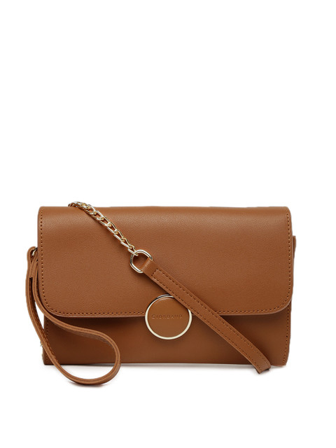 

GIORDANO Brown Solid Sling Bag