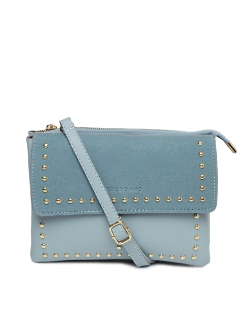 

GIORDANO Blue Studded Sling Bag