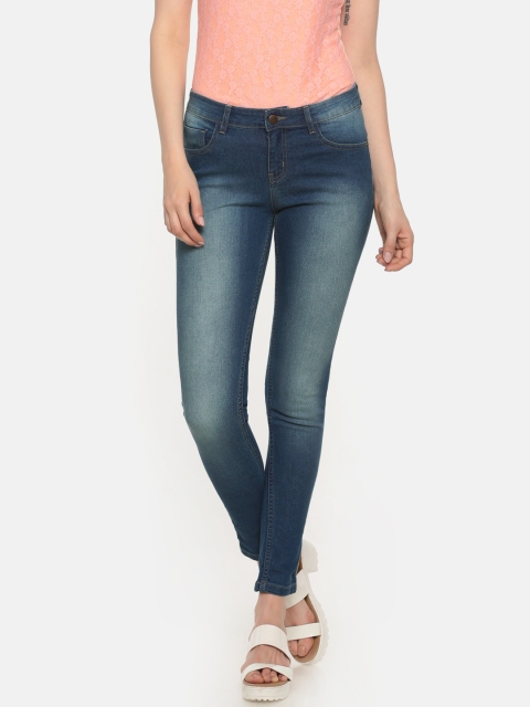 

Newport Women Blue Skinny Fit Mid-Rise Clean Look Stretchable Jeans