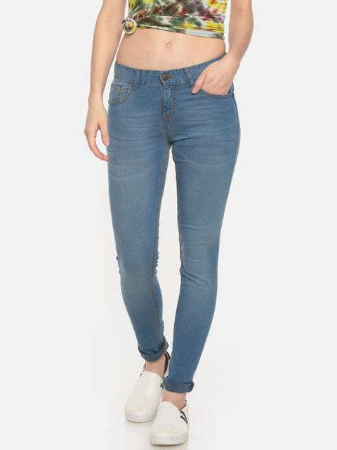 

Newport Women Blue Skinny Fit Mid-Rise Clean Look Stretchable Jeans