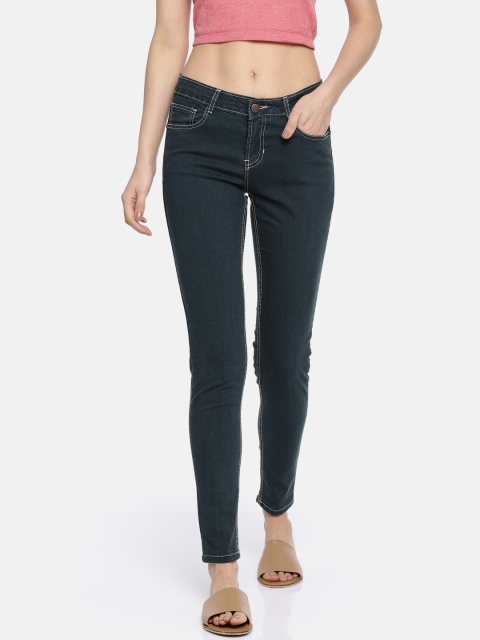 

Newport Women Blue Skinny Fit Mid-Rise Clean Look Jeans