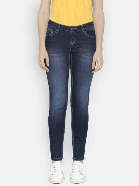 

Newport Women Blue Skinny Fit Mid-Rise Clean Look Stretchable Jeans