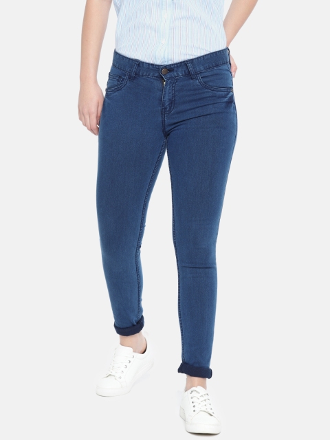 

Newport Women Blue Skinny Fit Mid-Rise Clean Look Stretchable Jeans