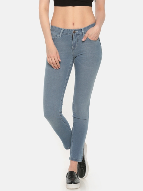 

Newport Women Blue Slim Fit Mid-Rise Clean Look Stretchable Jeans