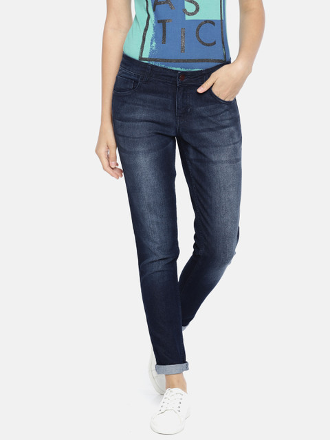 

Cherokee Women Blue Skinny Fit Mid-Rise Clean Look Stretchable Jeans
