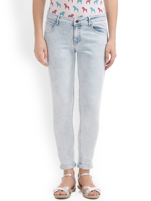 

Cherokee Women Blue Regular Fit Mid-Rise Clean Look Stretchable Jeans