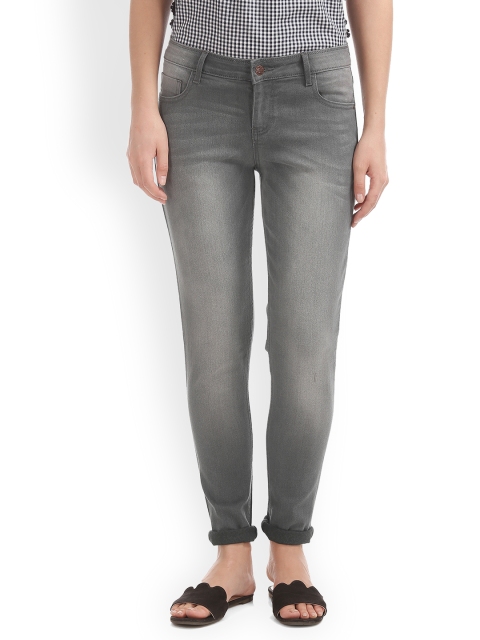 

Cherokee Women Grey Regular Fit Mid-Rise Clean Look Stretchable Jeans