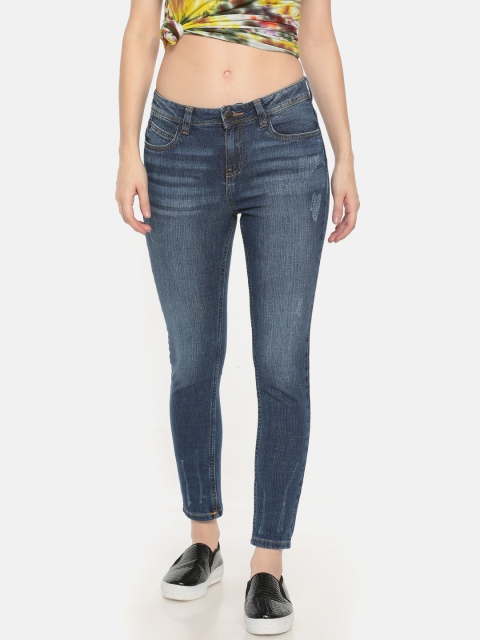 

Cherokee Women Blue Skinny Fit High-Rise Clean Look Stretchable Jeans