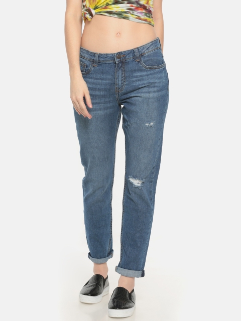 

Cherokee Women Blue Regular Fit Mid-Rise Clean Look Stretchable Jeans
