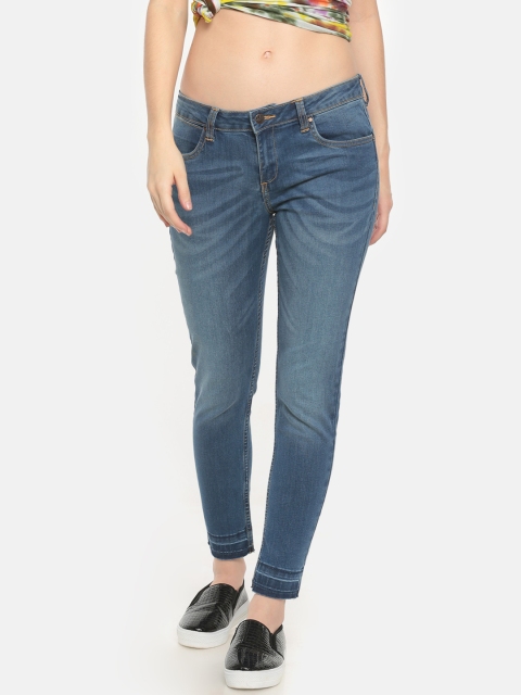 

Cherokee Women Blue Slim Fit Mid-Rise Clean Look Stretchable Jeans