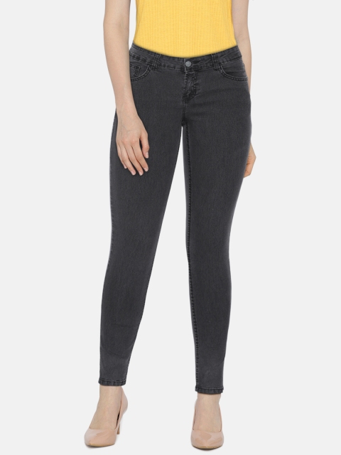 

Newport Women Navy Blue Skinny Fit Mid-Rise Clean Look Stretchable Jeans