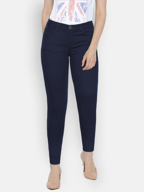 

Newport Women Blue Skinny Fit Mid-Rise Clean Look Stretchable Jeans