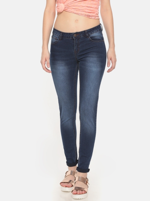 

Newport Women Blue Skinny Fit Mid-Rise Clean Look Stretchable Jeans