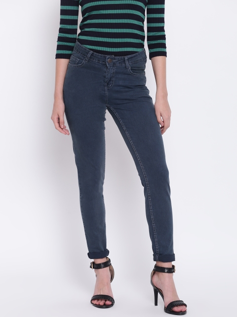 

Newport Women Blue Slim Fit Mid-Rise Clean Look Stretchable Jeans