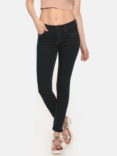 

Newport Women Blue Slim Fit Mid-Rise Clean Look Stretchable Jeans