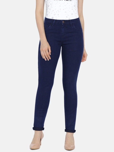 

Newport Women Blue Skinny Fit Mid-Rise Clean Look Stretchable Jeans