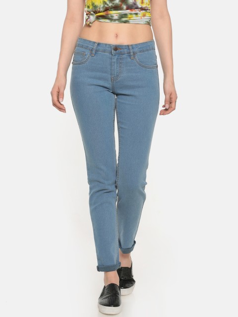 

Newport Women Blue Slim Fit Mid-Rise Clean Look Stretchable Jeans