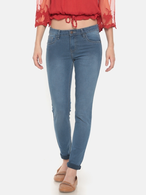 

Newport Women Blue Slim Fit Mid-Rise Clean Look Stretchable Jeans