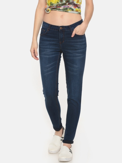 

Newport Women Blue Skinny Fit Mid-Rise Clean Look Stretchable Jeans