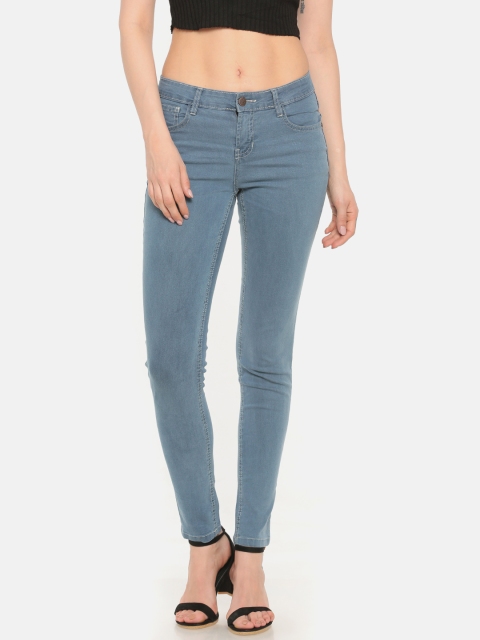 

Newport Women Blue Skinny Fit Mid-Rise Clean Look Stretchable Jeans