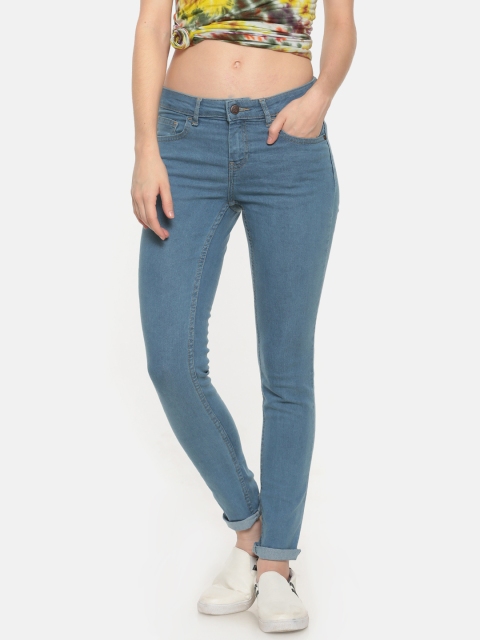 

Newport Women Blue Skinny Fit Mid-Rise Clean Look Stretchable Jeans