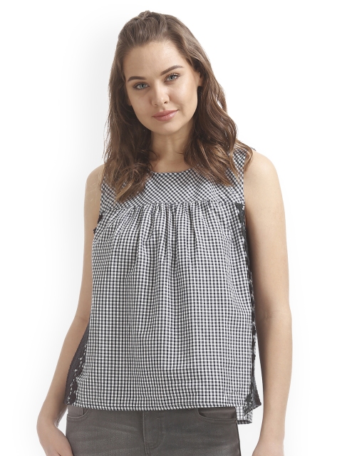 

Cherokee Women Off-White Printed Pure Cotton Top