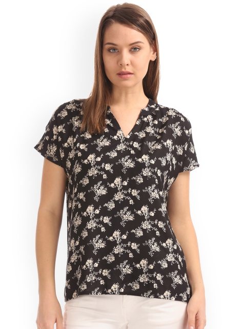 

Cherokee Women Black Printed Top
