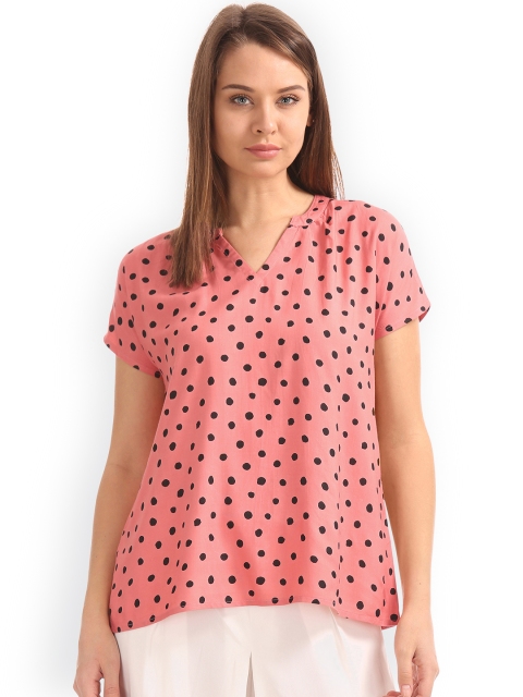 

Cherokee Women Pink Printed Top