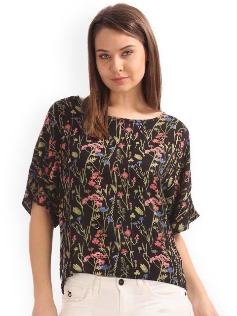 

Cherokee Women Black Printed Top