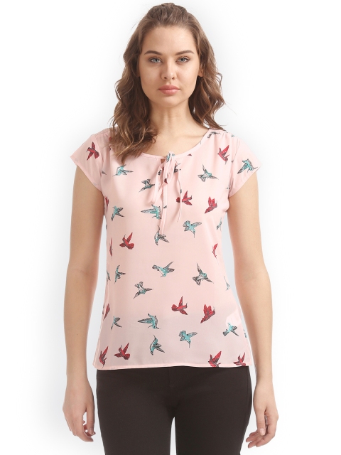 

Sugr Women Pink Printed Top