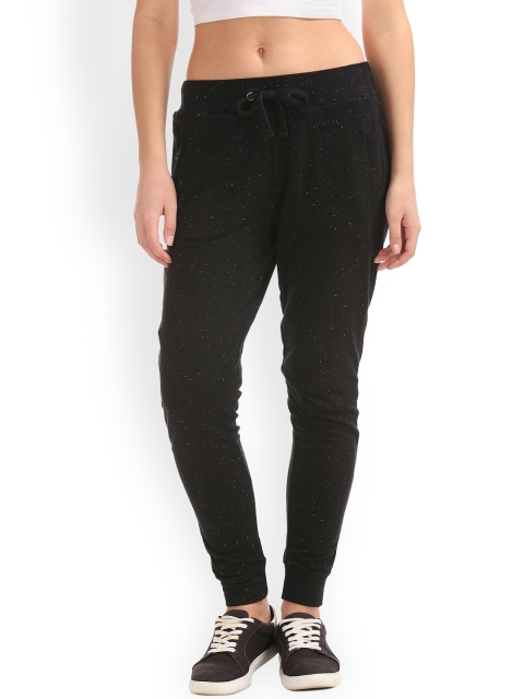 

Sugr Women Black Slim Fit Solid Joggers