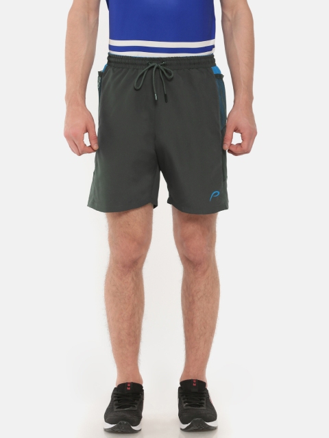 

Proline Active Men Charcoal Grey Solid Regular Fit Sports Shorts