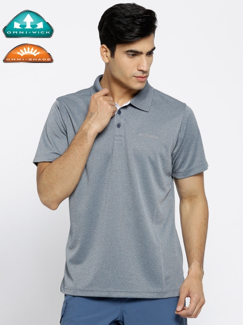 

Columbia Men Grey Utilizer Modern Classic Fit Outdoor Polo T-shirt