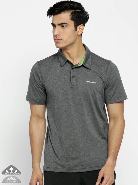 

Columbia Grey Tech Trail UV Protect Outdoor Polo T-shirt