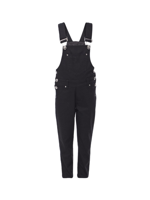 

FirstClap Black Denim Dungaree for Kids