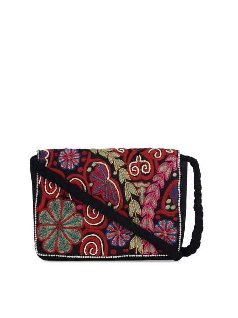 

Diwaah Multicoloured Embroidered Clutch, Multi