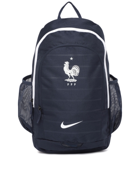 

Nike Unisex Navy Blue & White Backpack