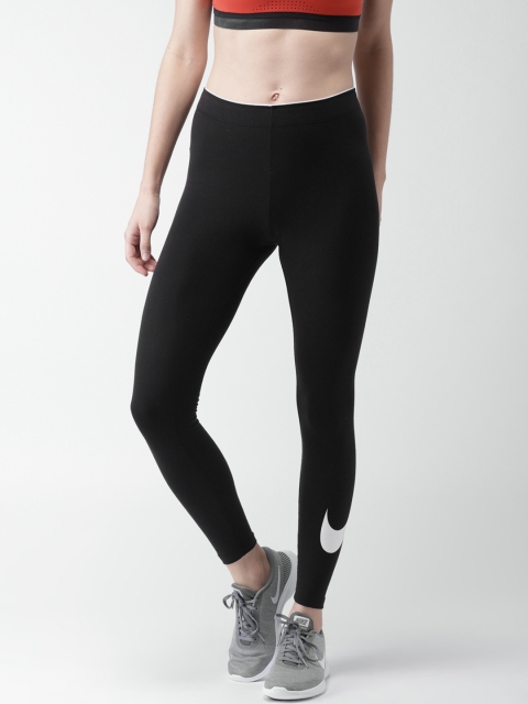 

Nike Women Black Solid AS W NSW Tights