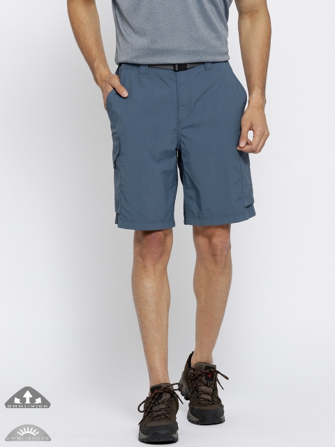 

Columbia Men Blue Silver Ridge UV Protect Outdoor Cargo Shorts
