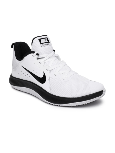 

Nike Men White Fly.By Low Leather Basketball Shoe