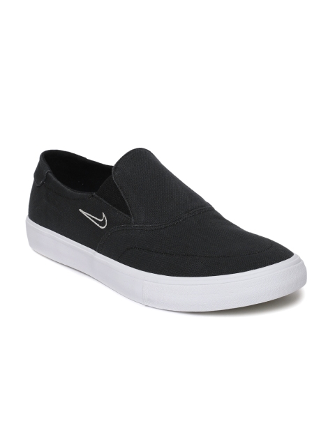 

Nike Men Black SB Portmore II Solarsoft Slip-On Sneakers