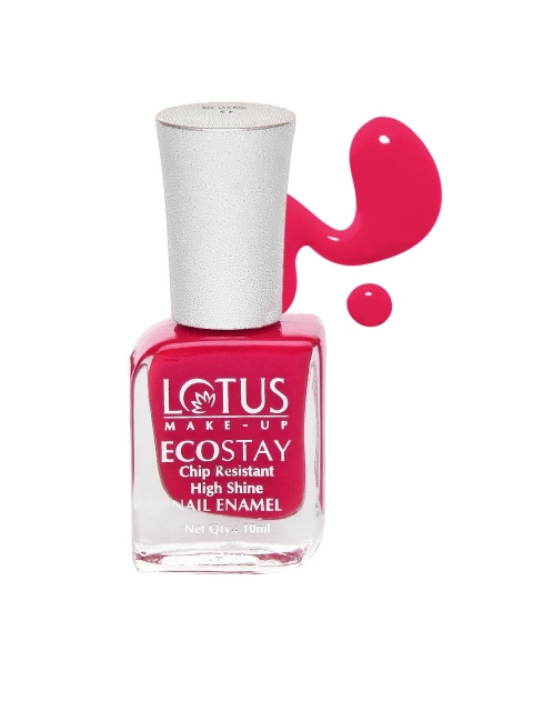 

Lotus Herbals Sustainable Make-Up Ecostay Nail Enamel - Wine Kiss E15 10ml, Pink