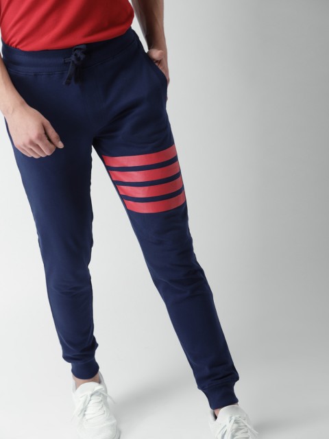 

Harvard Men Navy Blue Regular Fit Solid Joggers