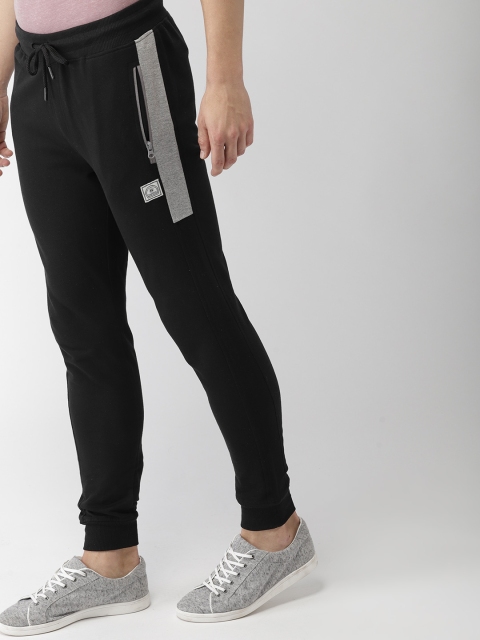 

Harvard Black Solid Slim Fit Joggers