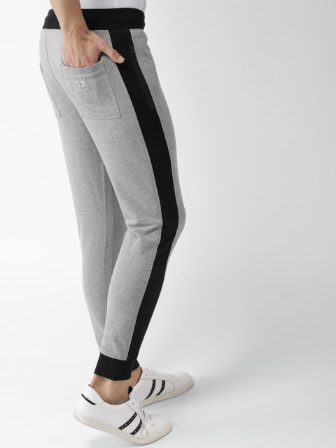 

Harvard Men Grey Melange Solid Joggers