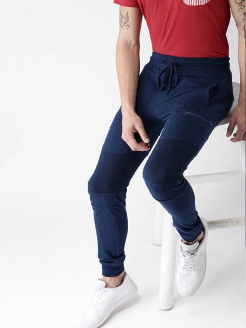 

Harvard Men Navy Solid Joggers, Navy blue